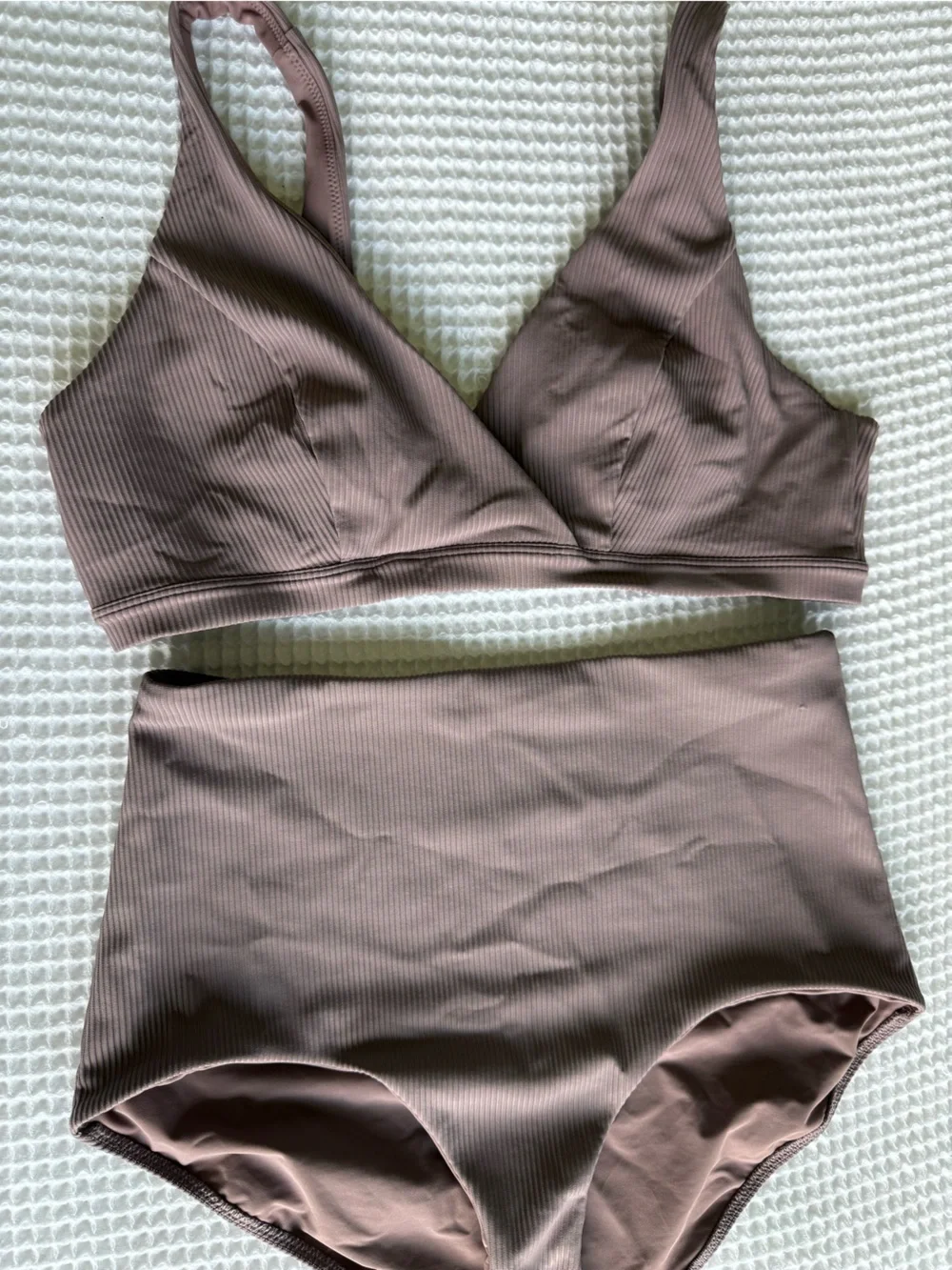 lululemon ribbed mauve bikini